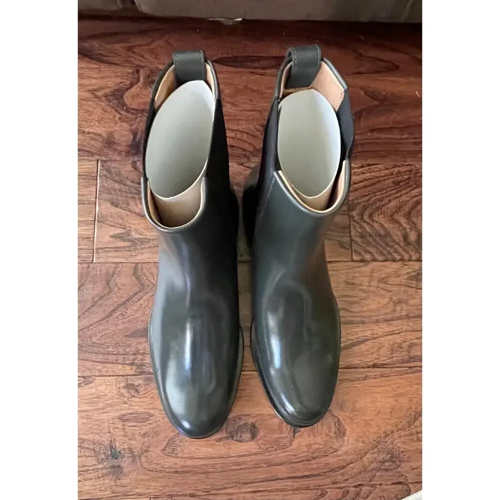 $1,500 NIB Bottega Veneta Men's Gray Leather Chelsea Boots Size 6(39)
